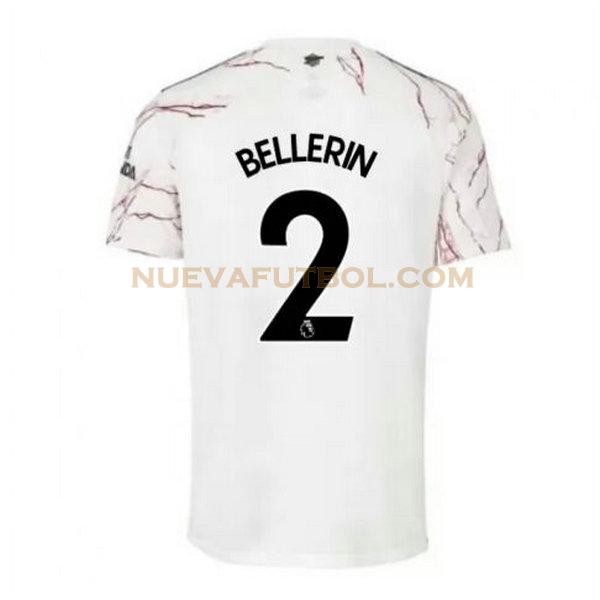 segunda camiseta bellerin 2 arsenal 2020-2021 hombre