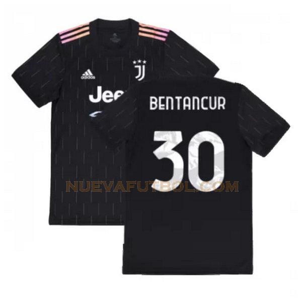 segunda camiseta bentancur 30 juventus 2021 2022 negro hombre