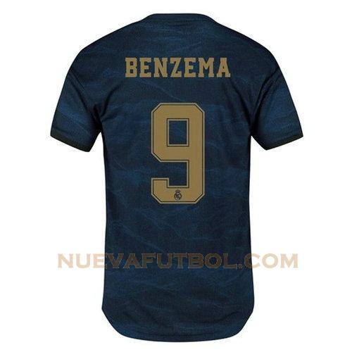 segunda camiseta benzema 9 real madrid 2019-2020 hombre