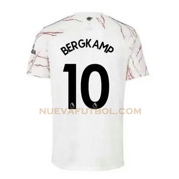 segunda camiseta bergkamp 10 arsenal 2020-2021 hombre