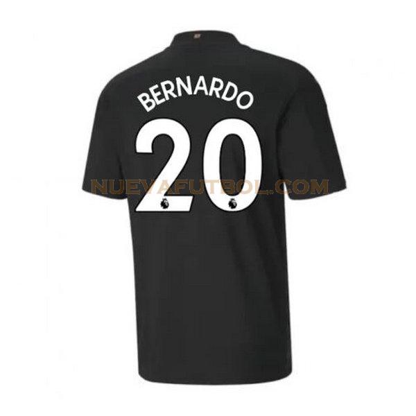 segunda camiseta bernardo 20 manchester city 2020-2021 hombre