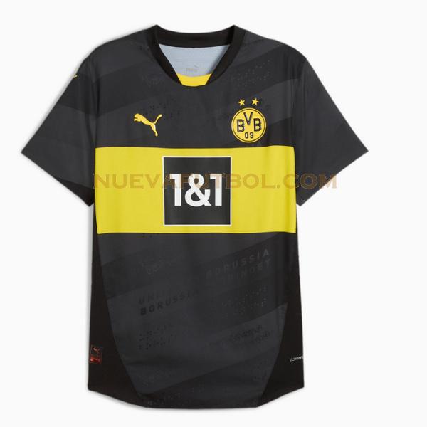 segunda camiseta borussia dortmund 2024 2025 negro hombre