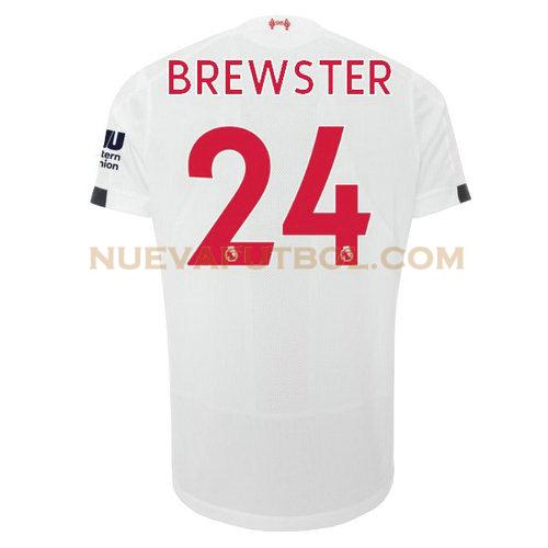 segunda camiseta brewster 24 liverpool 2019-2020 hombre