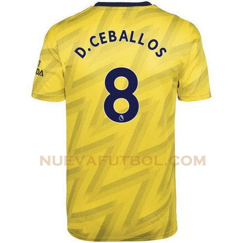 segunda camiseta d.ceballos 8 arsenal 2019-2020 hombre