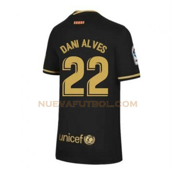 segunda camiseta dani alves 22 barcelona 2020-2021 hombre