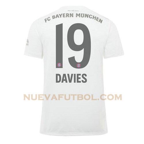 segunda camiseta davies 19 bayern de múnich 2019-2020 hombre