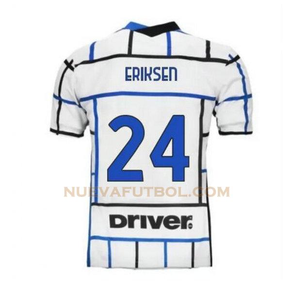 segunda camiseta eriksen 24 inter milan 2020-2021 hombre