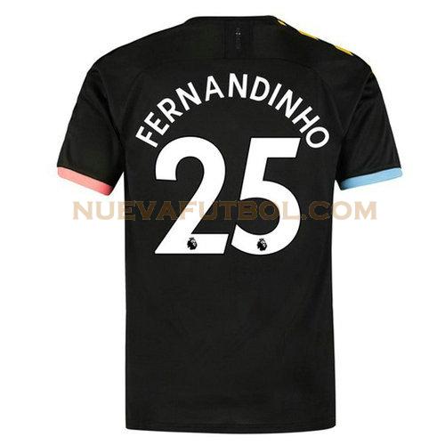 segunda camiseta fernandinho 25 manchester city 2019-2020 hombre