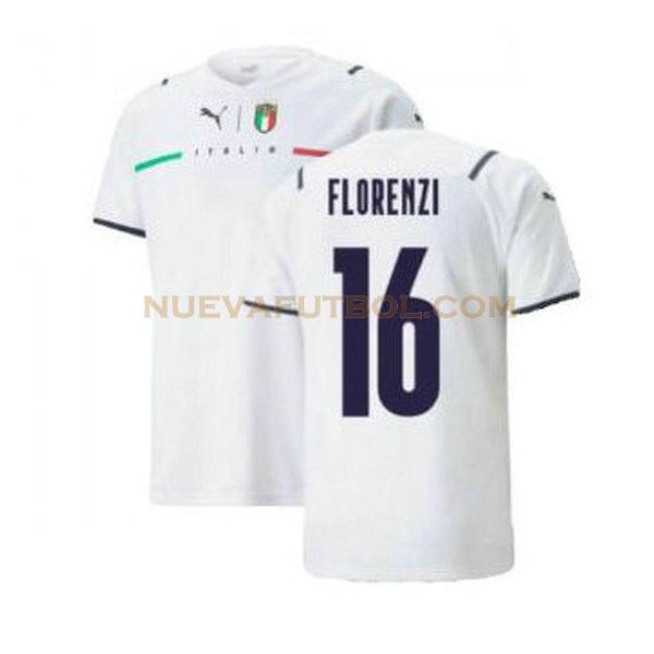 segunda camiseta florenzi 16 italia 2021 2022 blanco hombre