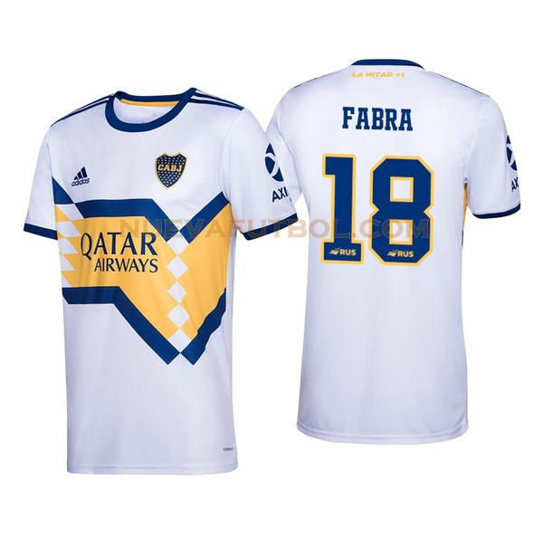 segunda camiseta frank fabra 18 boca juniors 2020-2021 hombre