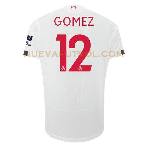 segunda camiseta gomez 12 liverpool 2019-2020 hombre