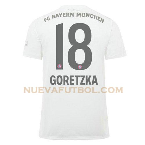 segunda camiseta goretzka 18 bayern de múnich 2019-2020 hombre