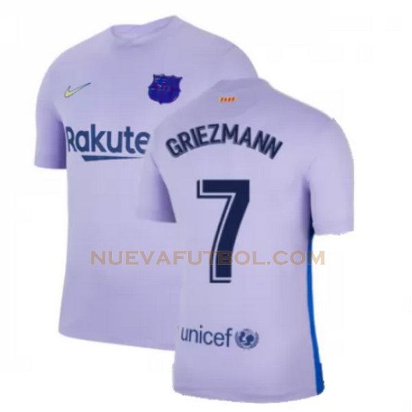 segunda camiseta griezmann 7 barcelona 2021 2022 amarillo hombre