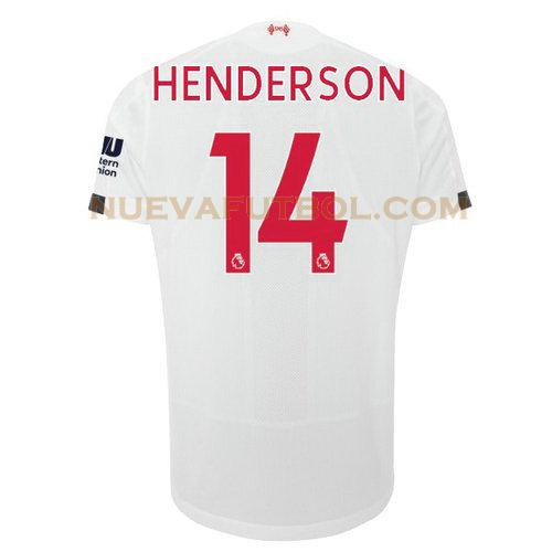 segunda camiseta henderson 14 liverpool 2019-2020 hombre