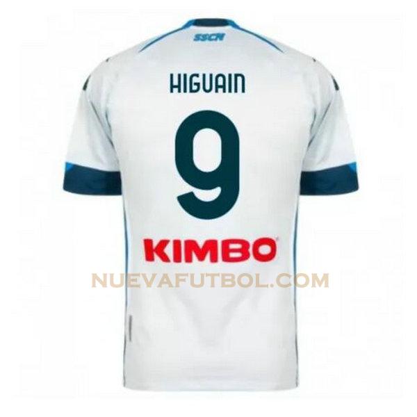 segunda camiseta higuain 9 nápoles 2020-2021 hombre