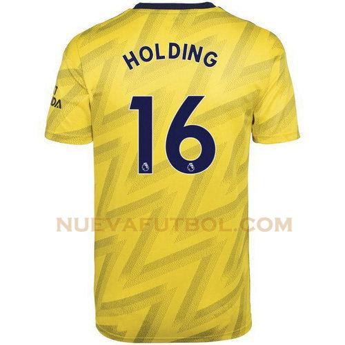 segunda camiseta holding 16 arsenal 2019-2020 hombre