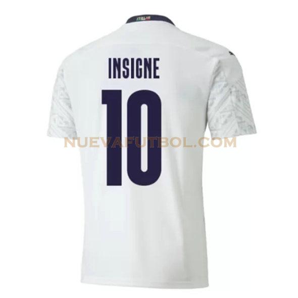 segunda camiseta insigne 10 italia 2020 hombre