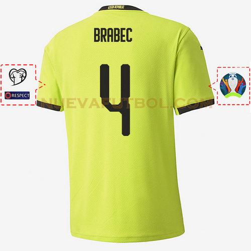 segunda camiseta jakub brabec 4 republica checa 2020 hombre