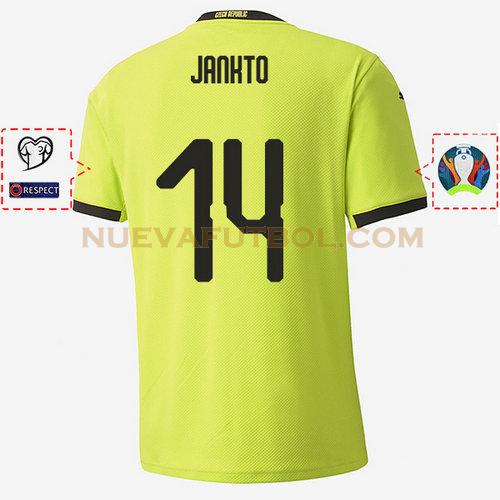 segunda camiseta jakub jankto 14 republica checa 2020 hombre