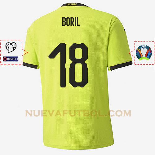 segunda camiseta jan boril 18 republica checa 2020 hombre