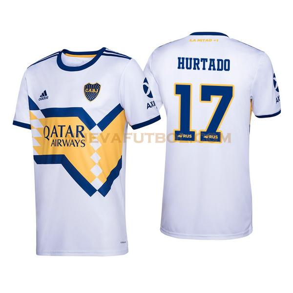 segunda camiseta jan carlos hurtado 17 boca juniors 2020-2021 hombre