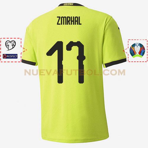 segunda camiseta jaromir zmrhal 17 republica checa 2020 hombre