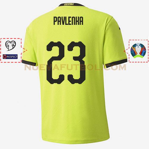 segunda camiseta jiri pavlenka 23 republica checa 2020 hombre