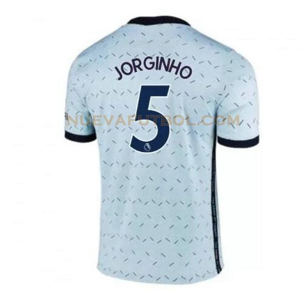 segunda camiseta jorginho 5 chelsea 2020-2021 hombre