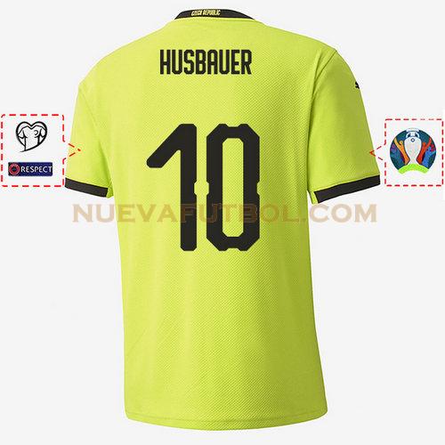 segunda camiseta josef husbauer 10 republica checa 2020 hombre