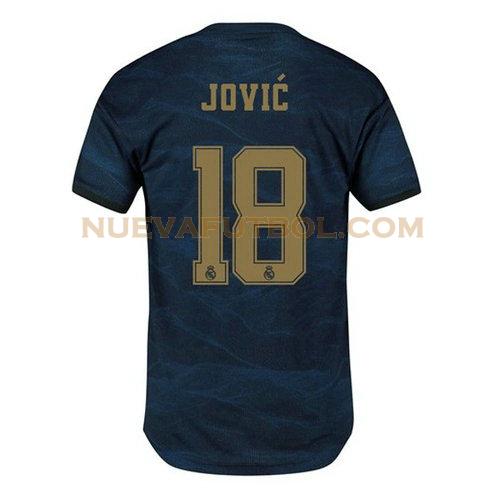 segunda camiseta jovic 18 real madrid 2019-2020 hombre