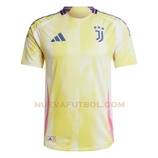 segunda camiseta juventus 2024 2025 amarillo hombre