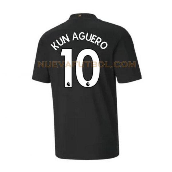 segunda camiseta kun aguero 10 manchester city 2020-2021 hombre