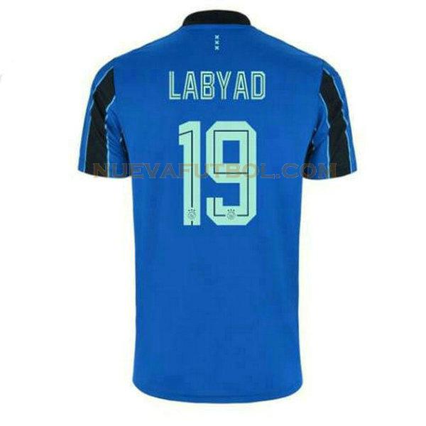 segunda camiseta labyad 19 ajax 2021 2022 azul hombre