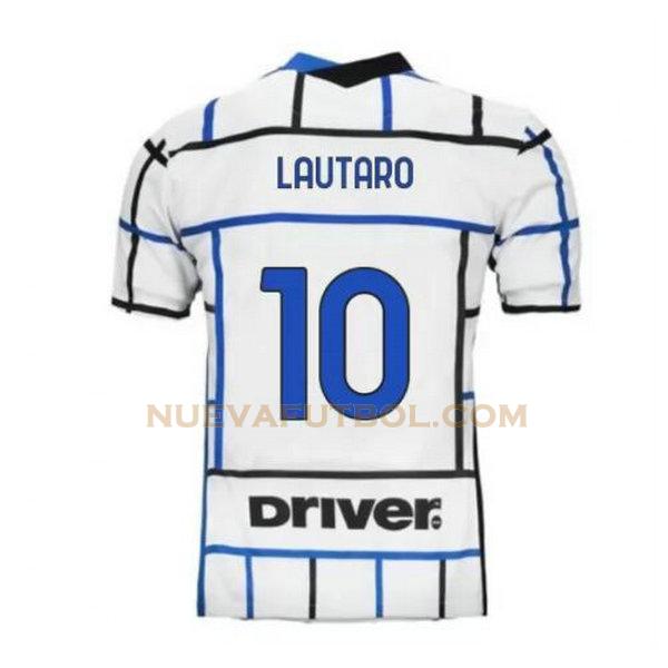 segunda camiseta lautaro 10 inter milan 2020-2021 hombre