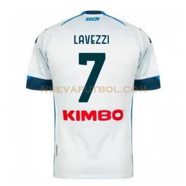 segunda camiseta lavezzi 7 nápoles 2020-2021 hombre