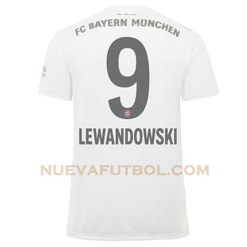 segunda camiseta lewandowski 9 bayern de múnich 2019-2020 hombre