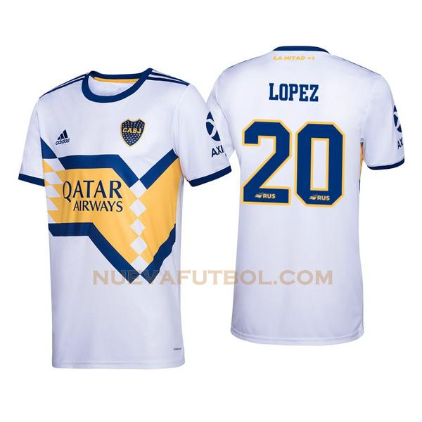 segunda camiseta lisandro lopez 20 boca juniors 2020-2021 hombre