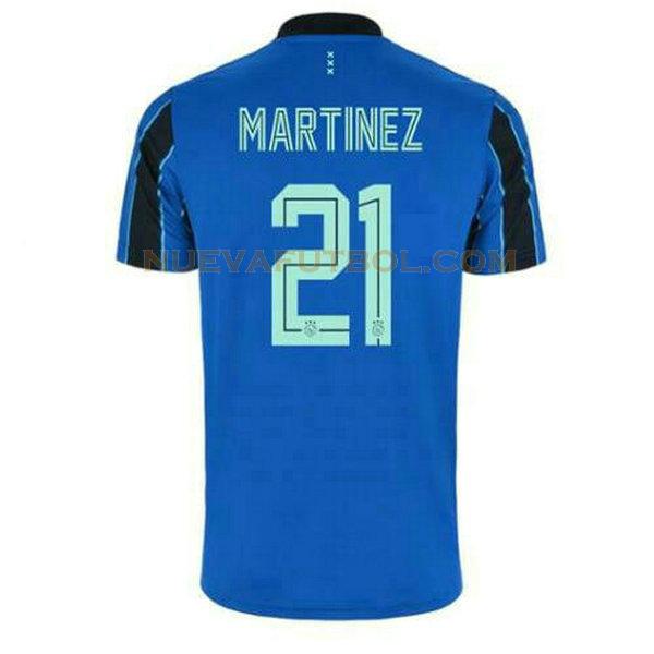 segunda camiseta lisandro martinez 21 ajax 2021 2022 azul hombre