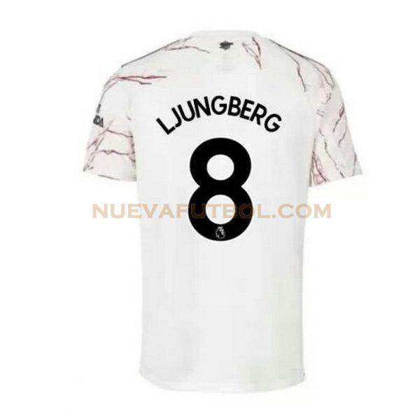 segunda camiseta ljungberg 8 arsenal 2020-2021 hombre