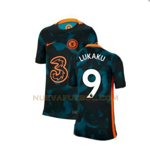 segunda camiseta lukaku 9 chelsea 2021 2022 verde hombre