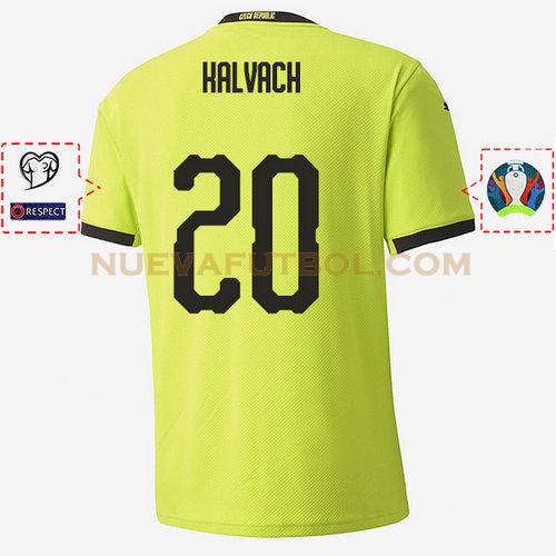 segunda camiseta lukas kalvach 20 republica checa 2020 hombre