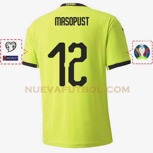 segunda camiseta lukas masopust 12 republica checa 2020 hombre