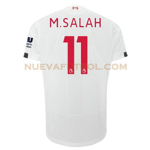 segunda camiseta m.salah 11 liverpool 2019-2020 hombre