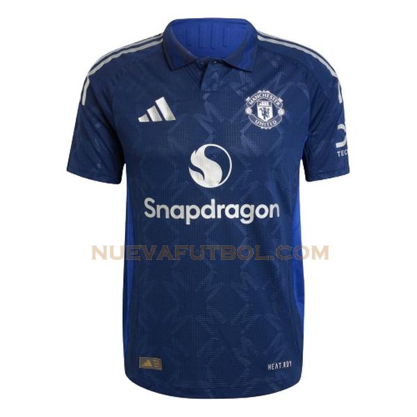 segunda camiseta manchester united 2024 2025 azul hombre