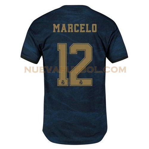 segunda camiseta marcelo 12 real madrid 2019-2020 hombre