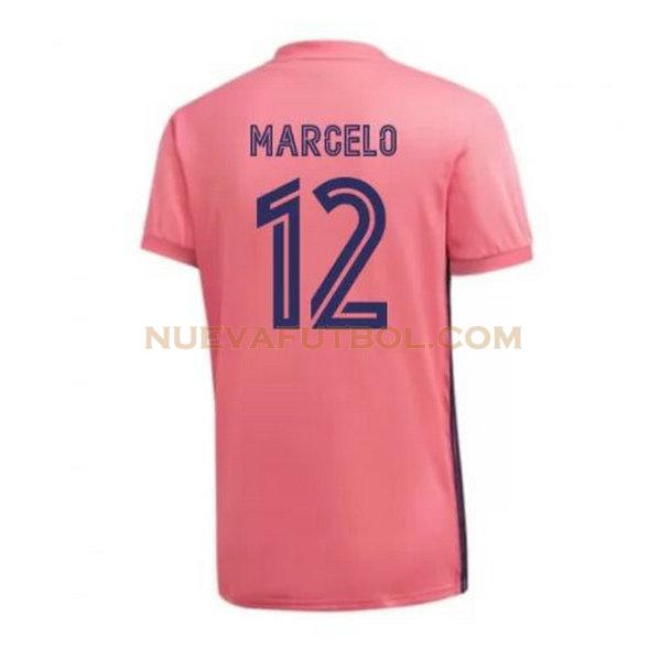 segunda camiseta marcelo 12 real madrid 2020-2021 hombre