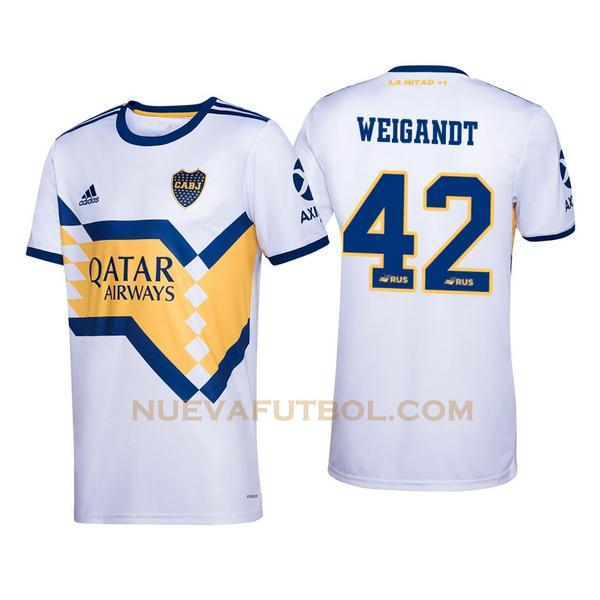 segunda camiseta marcelo weigandt 42 boca juniors 2020-2021 hombre