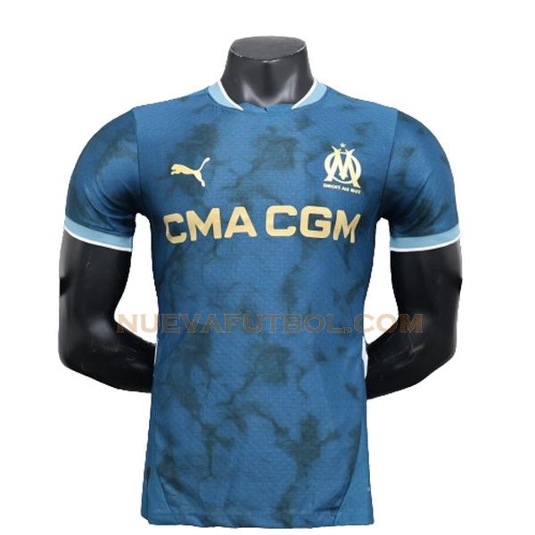 segunda camiseta marsella player 2024 2025 azul hombre