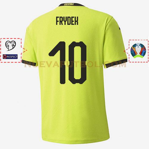 segunda camiseta martin frydek 10 republica checa 2020 hombre