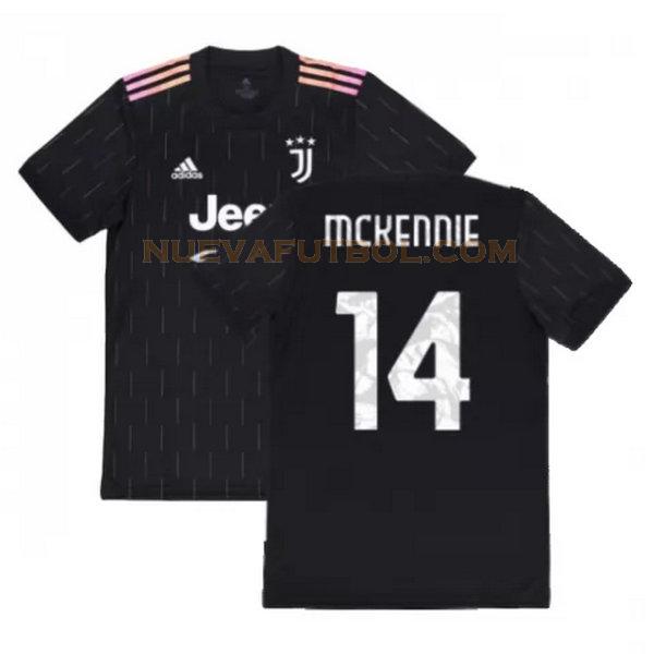 segunda camiseta mckennie 14 juventus 2021 2022 negro hombre